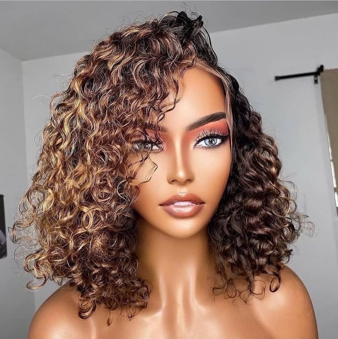 Skylar Curly highlight lace wig