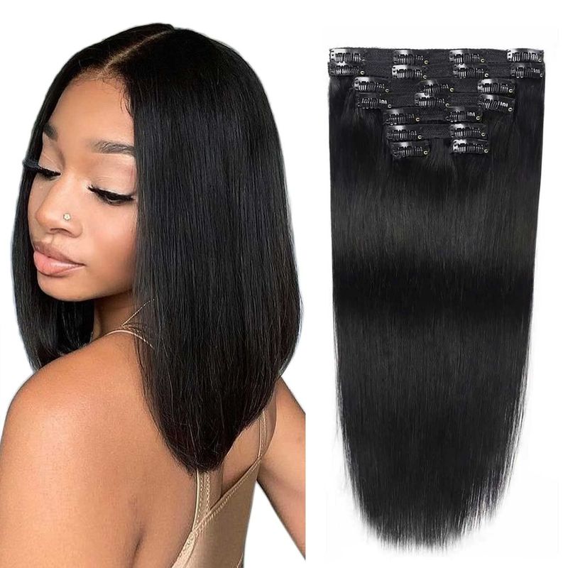 18" Clip in extensions  7 pieces