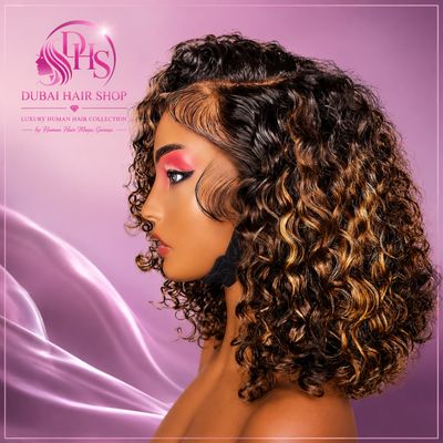 Skylar Curly highlight lace wig