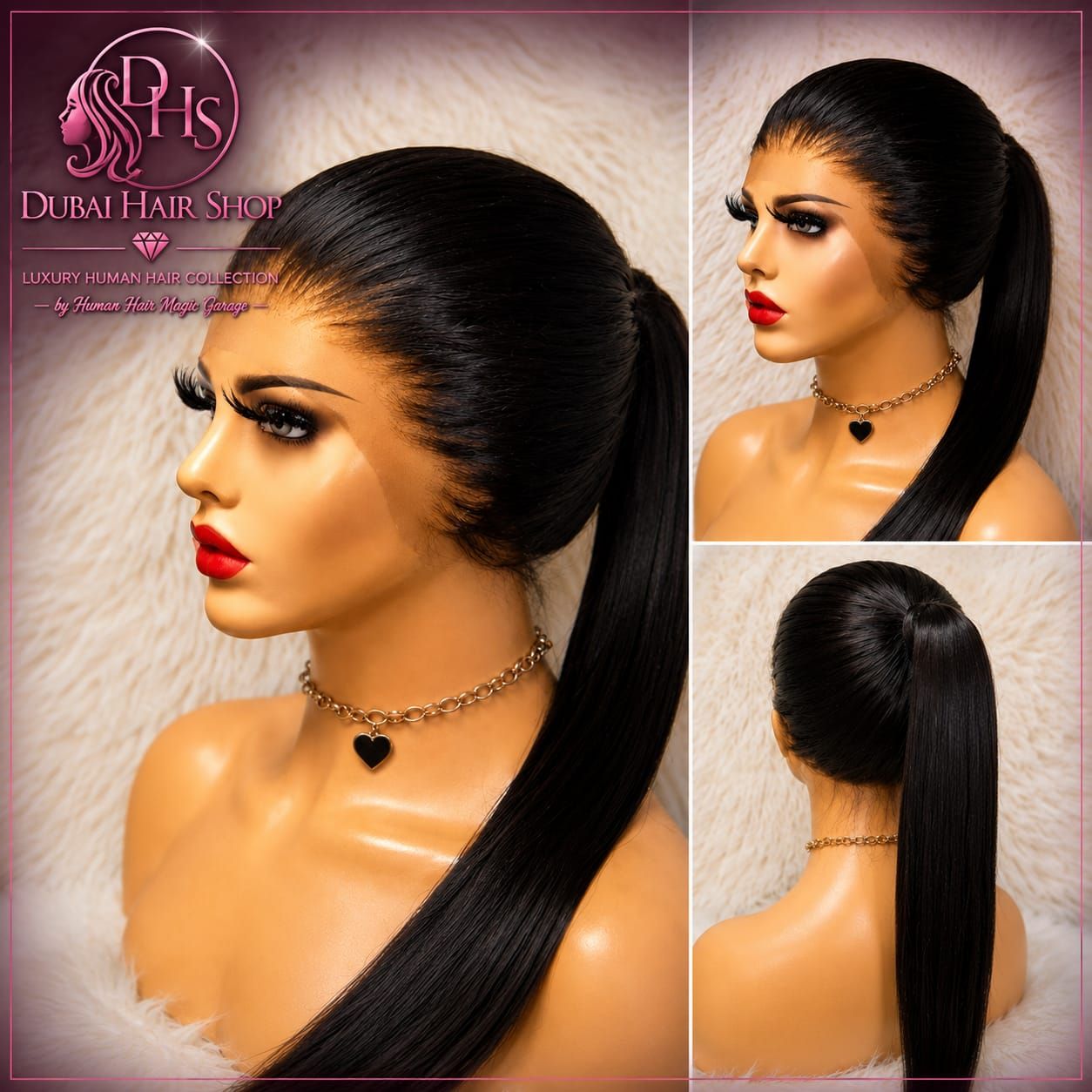 Kaycee Straight Long Human Hair Lace wig
