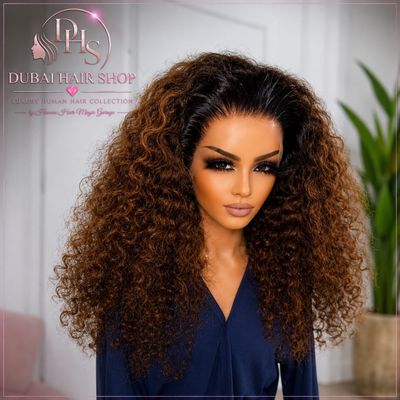Keisha Brown Curly lacefront wig 24 Inches