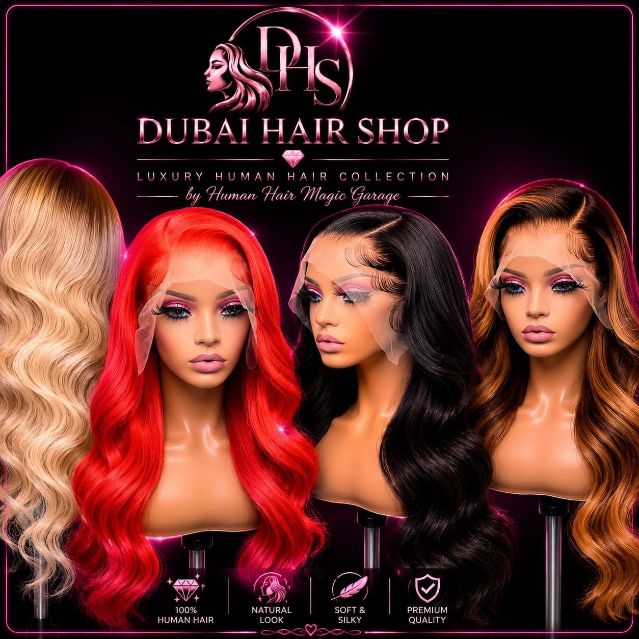Color Human Hair Lace wig