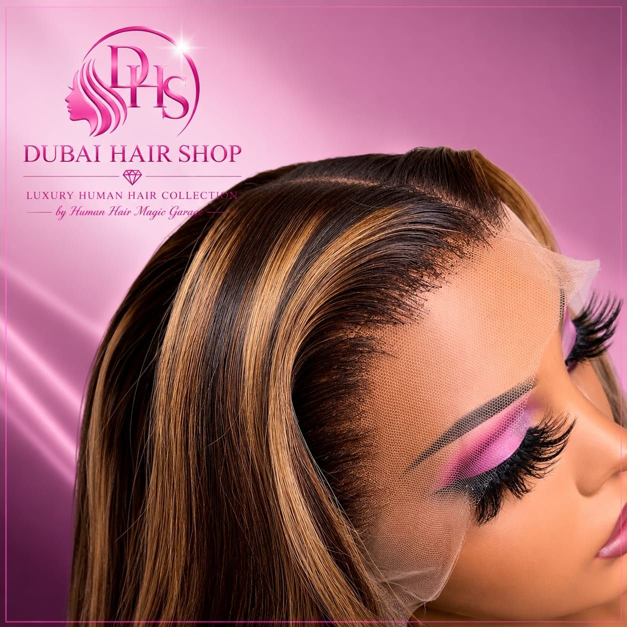 Nancy Highlighted Human Hair Lace wig