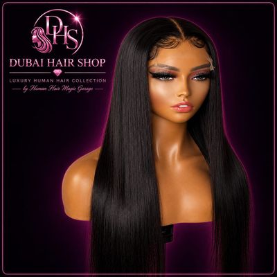 Thelma Straight Long Human Hair Lace wig