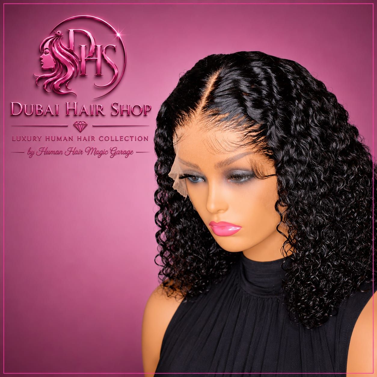 Britney short Curly Lace wig