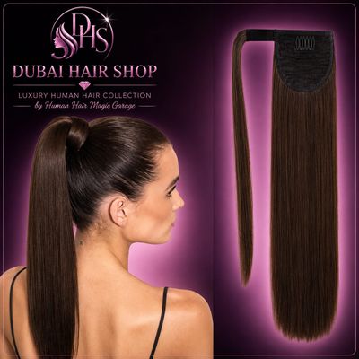 Trish natural human Hair ponytail 