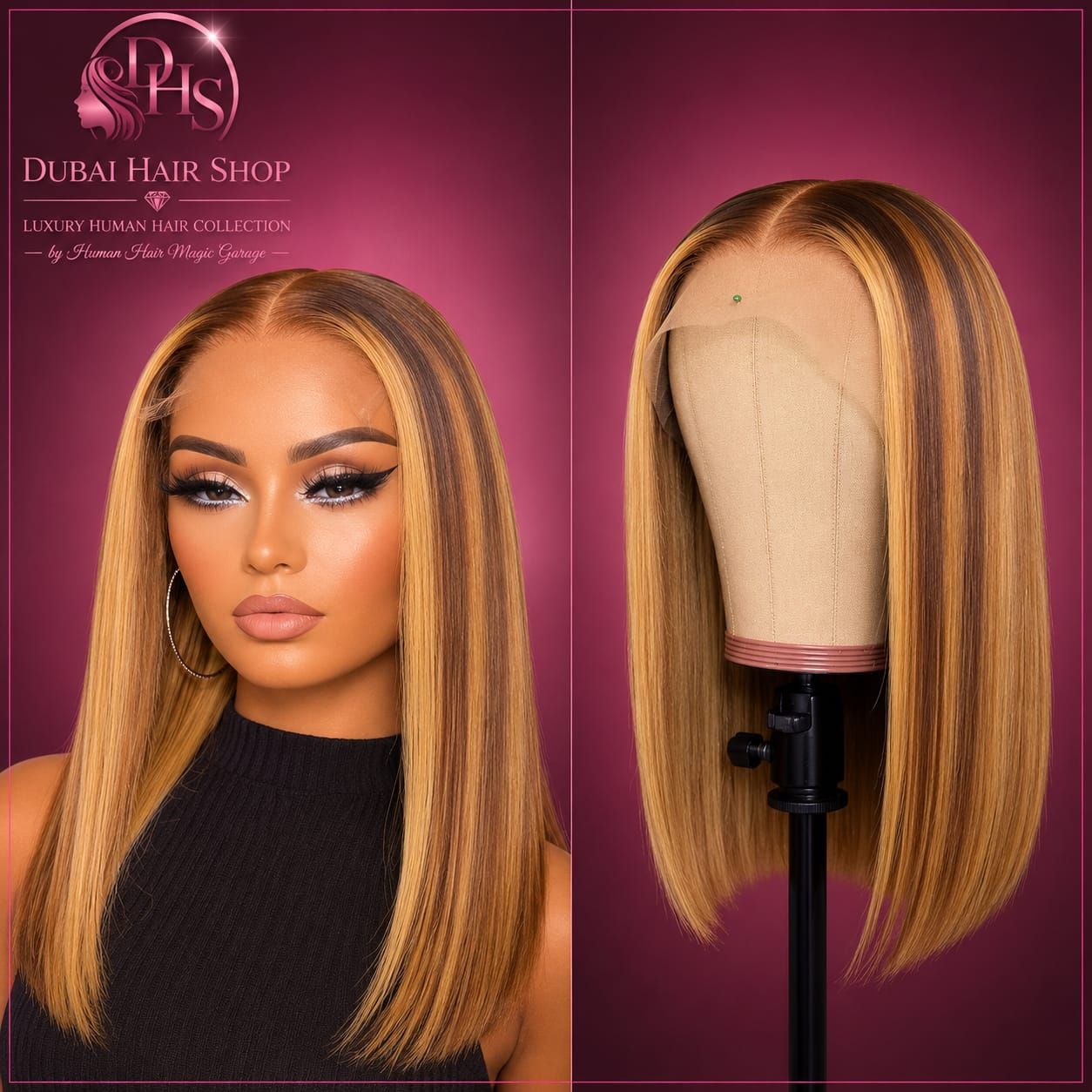Highlighted Brown frontal Kiara Highlighted Brown frontal Kiara