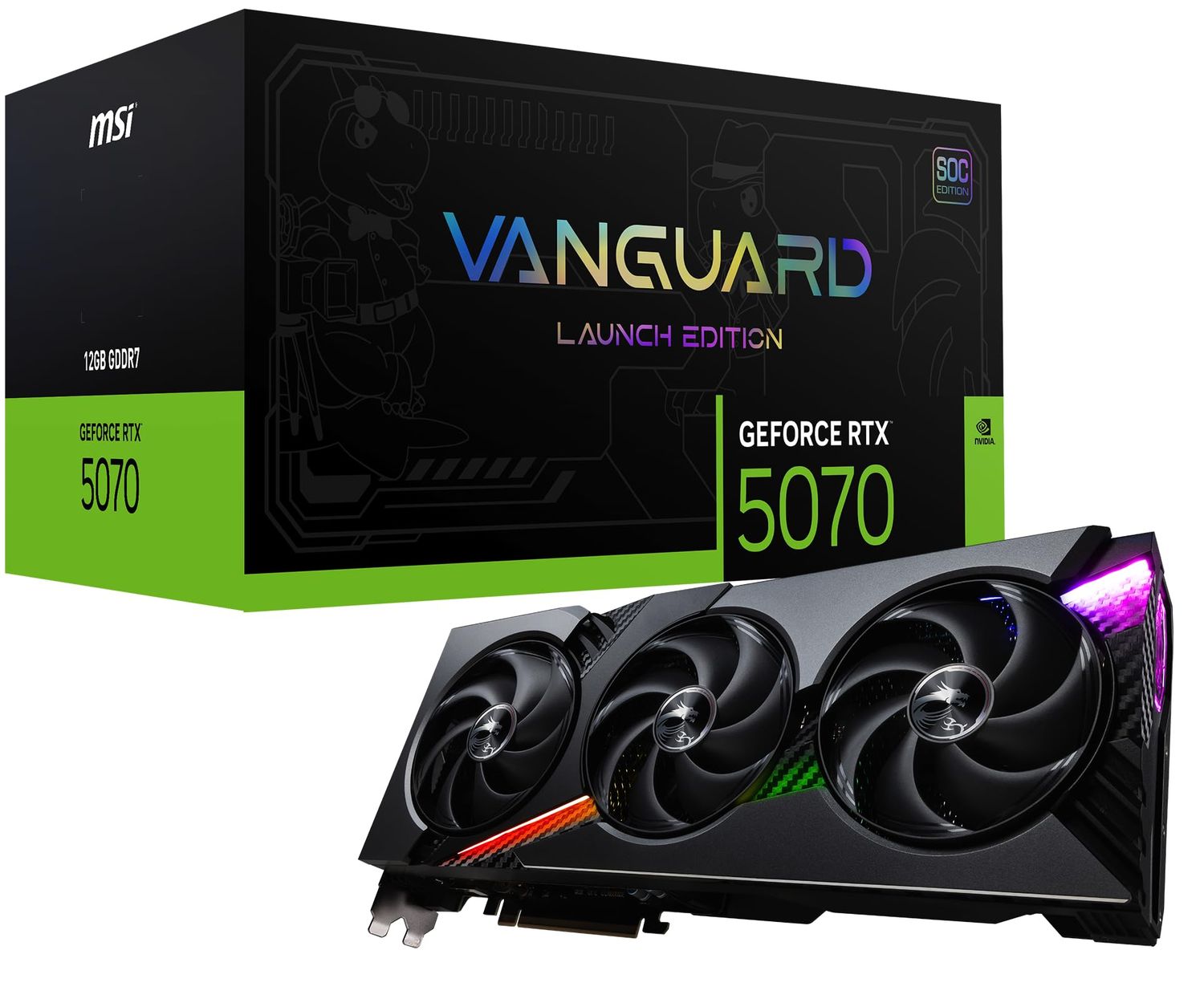 MSI RTX5070 VANGUARD SOC 12G