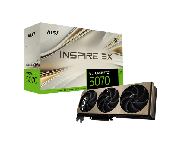 MSI RTX5070 INSPIRE 3X OC 12G
