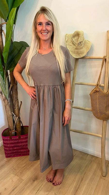Maxikleid Shirt