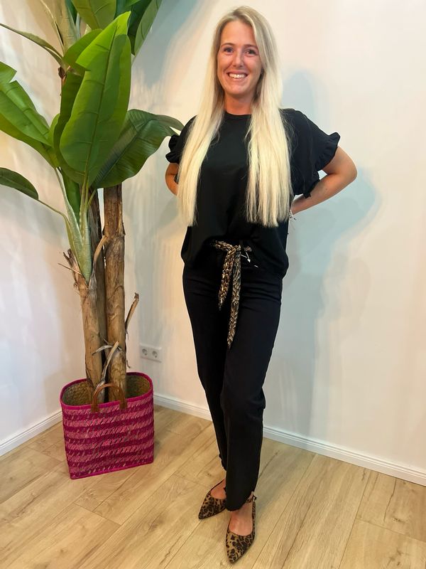 Mom Jeans Schleife