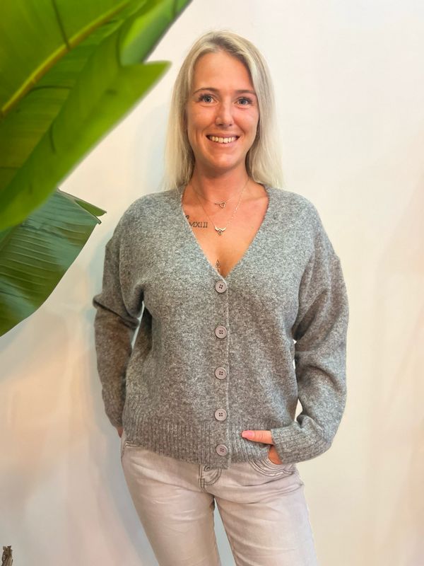 Strickjacke kurz