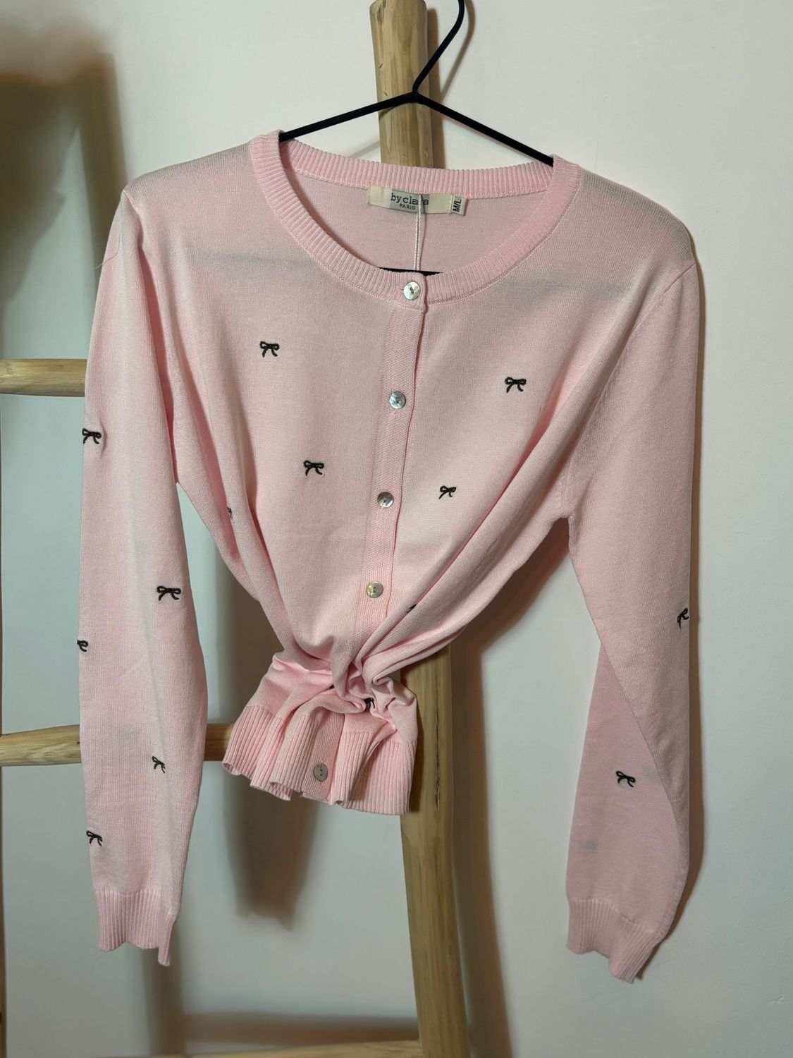 Strickjacke "Schleifen"