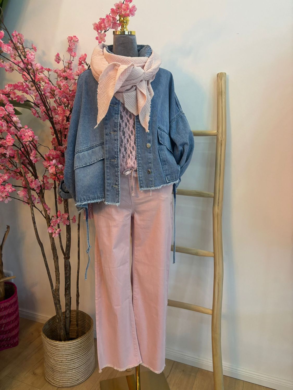 Oversize Jeans Jacke