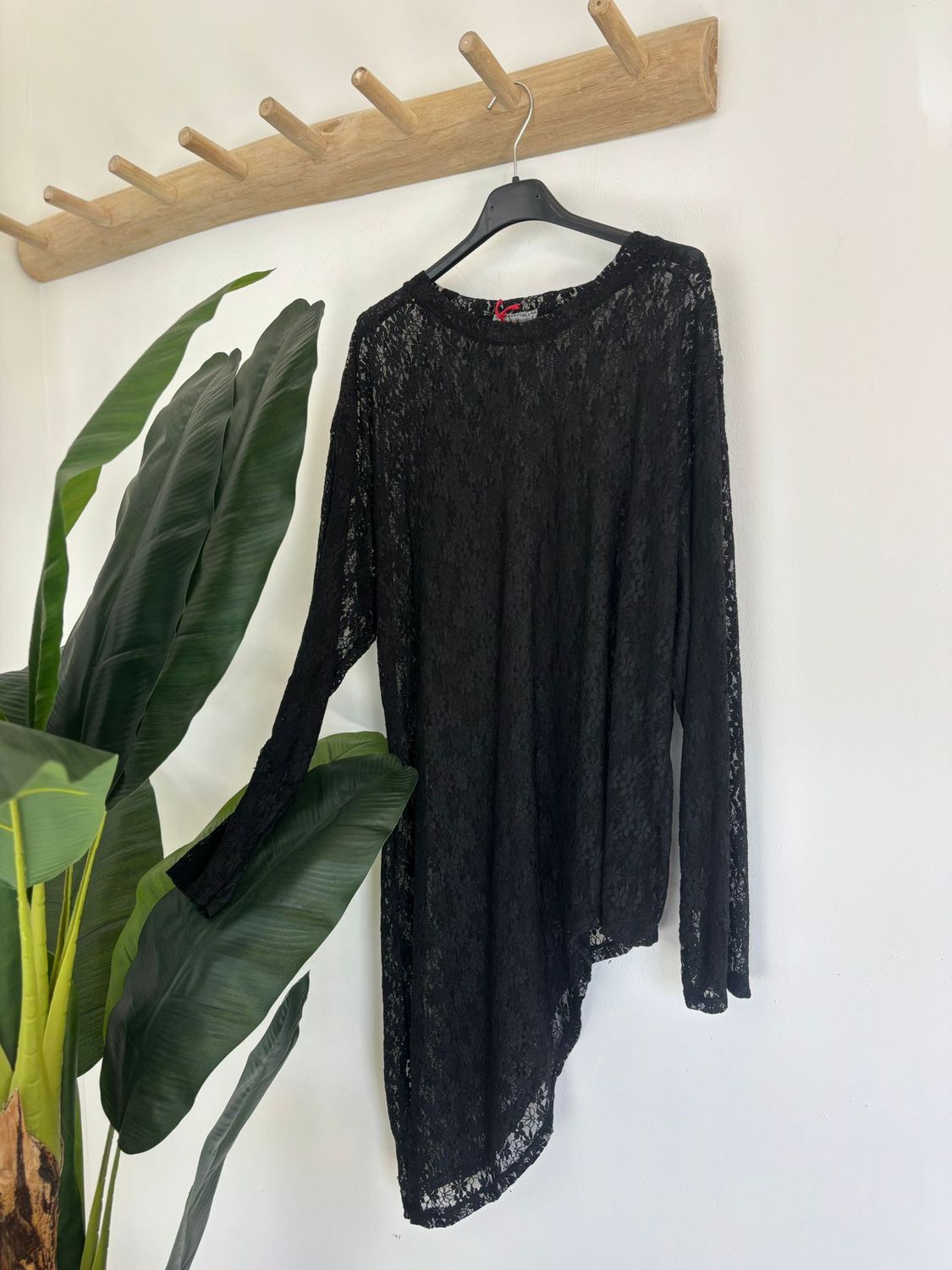 Oversize Spitzenshirt