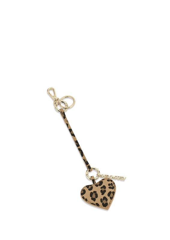 Taschenanhänger Heart Charm - Leo Sand