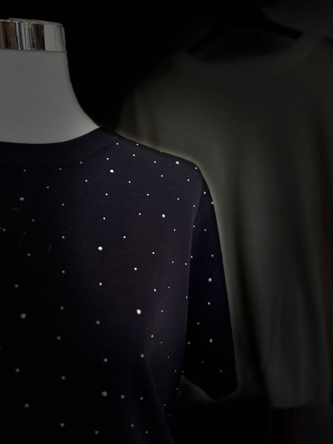 Glitzer Strick Shirt