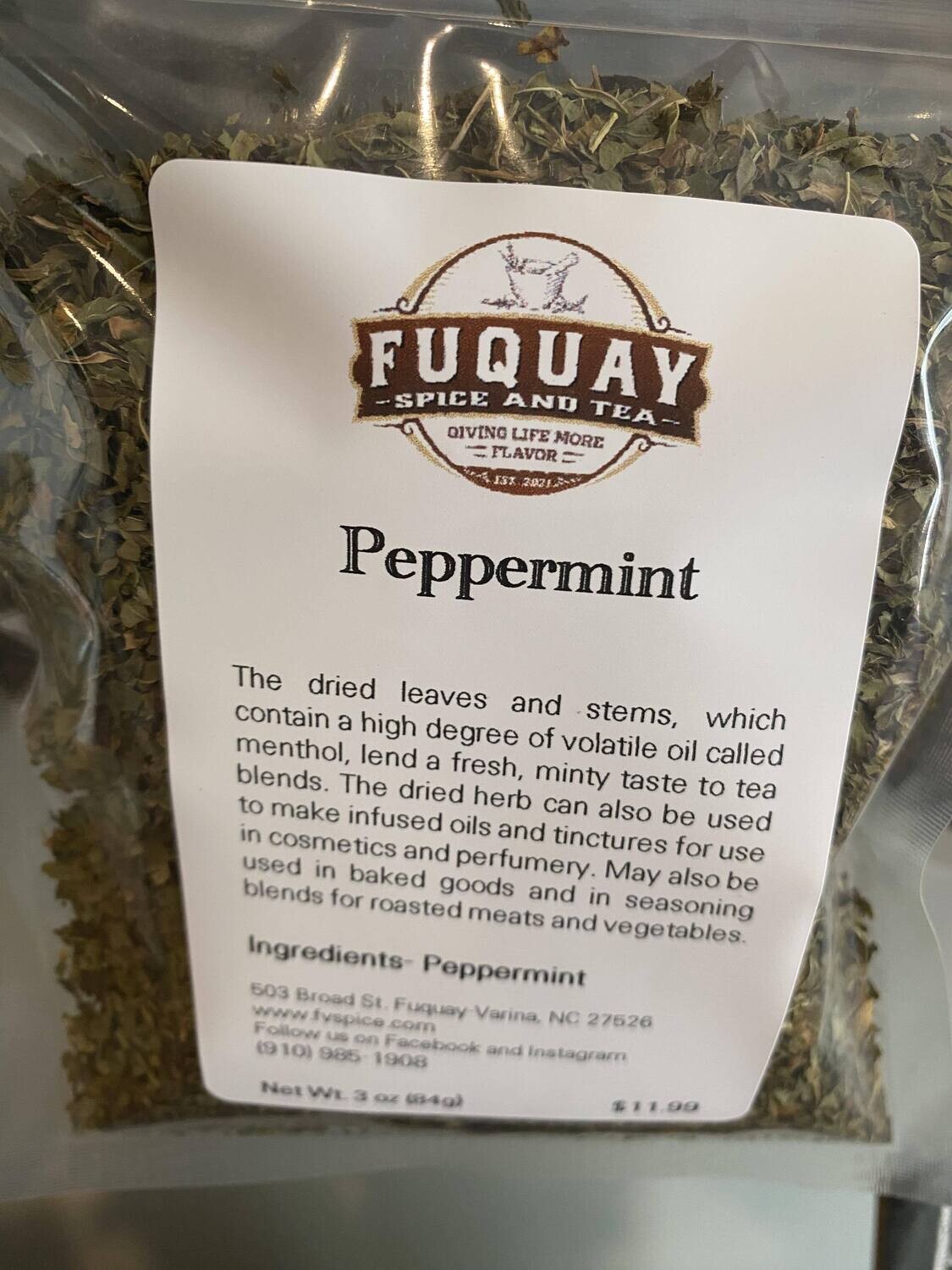 Peppermint, Organic