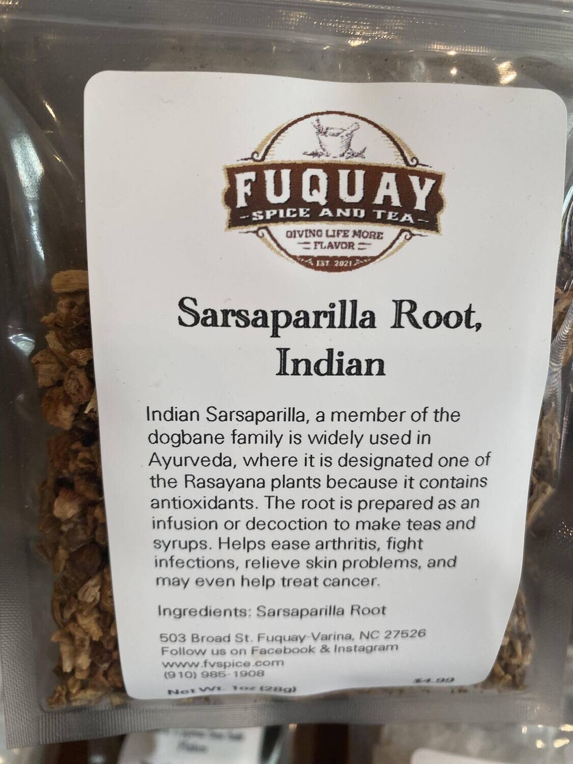Sarsaparilla Root