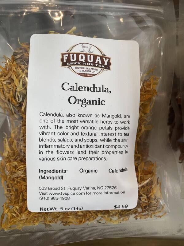 Calendula, Organic