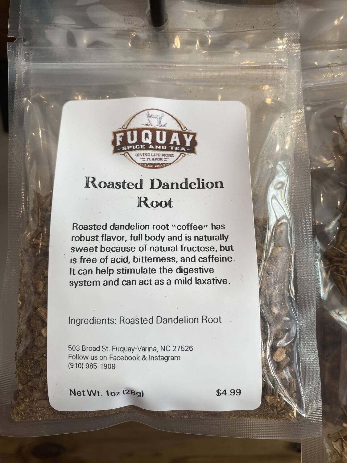 Dandelion Root, Roasted