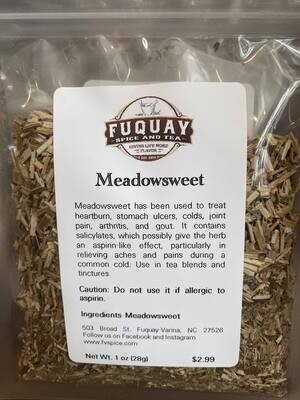Meadowsweet, Wild Crafted