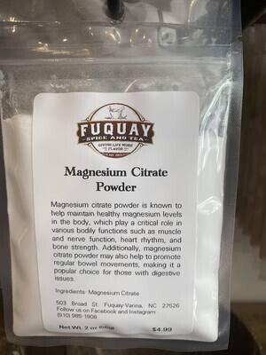 Magnesium Citrate Powder