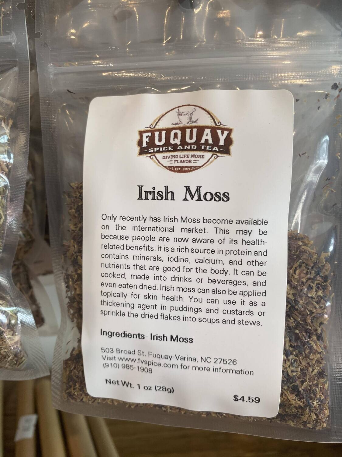 Irish Moss, Wild Crafted