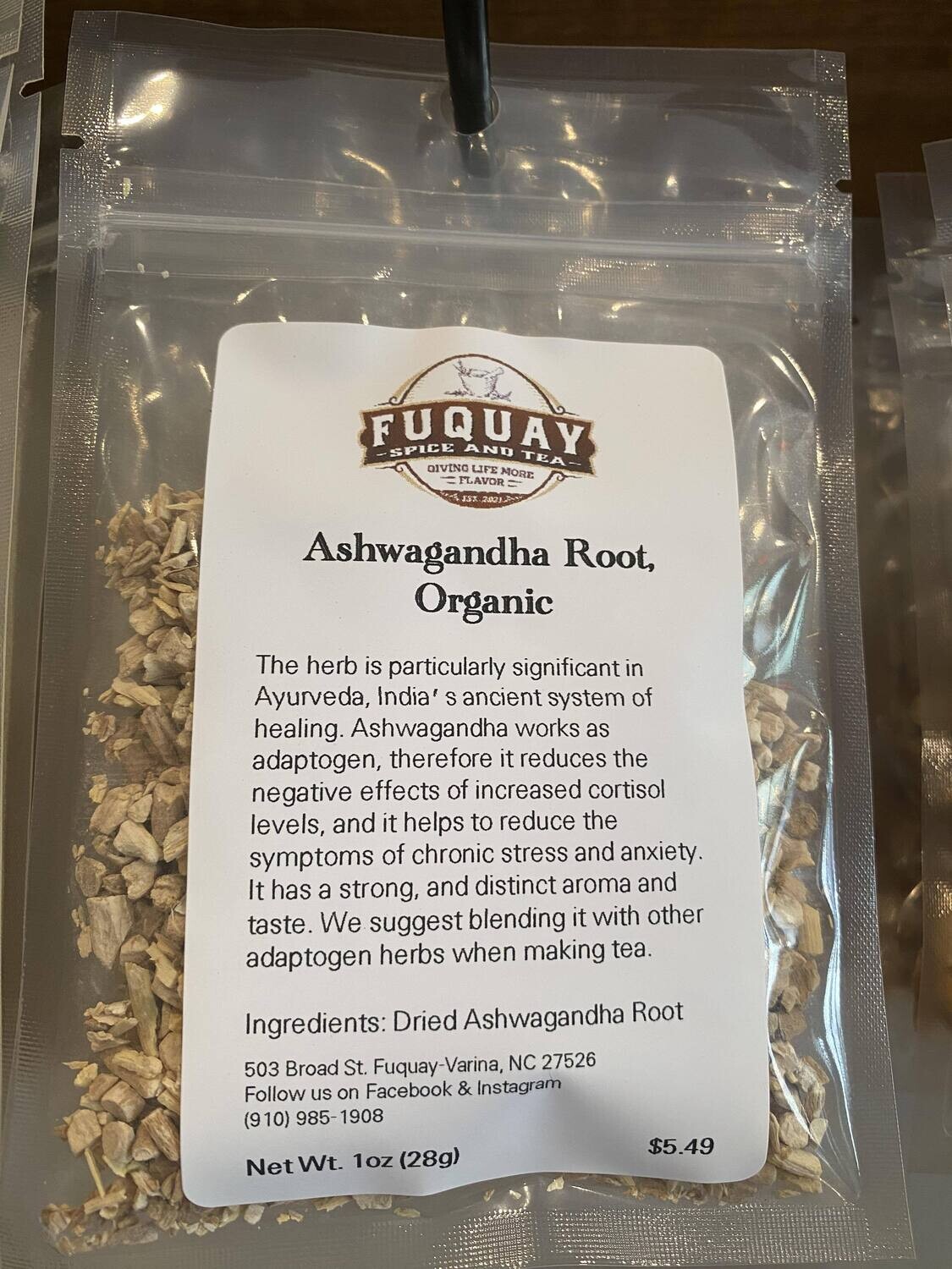 Ashwagandha Root, Organic