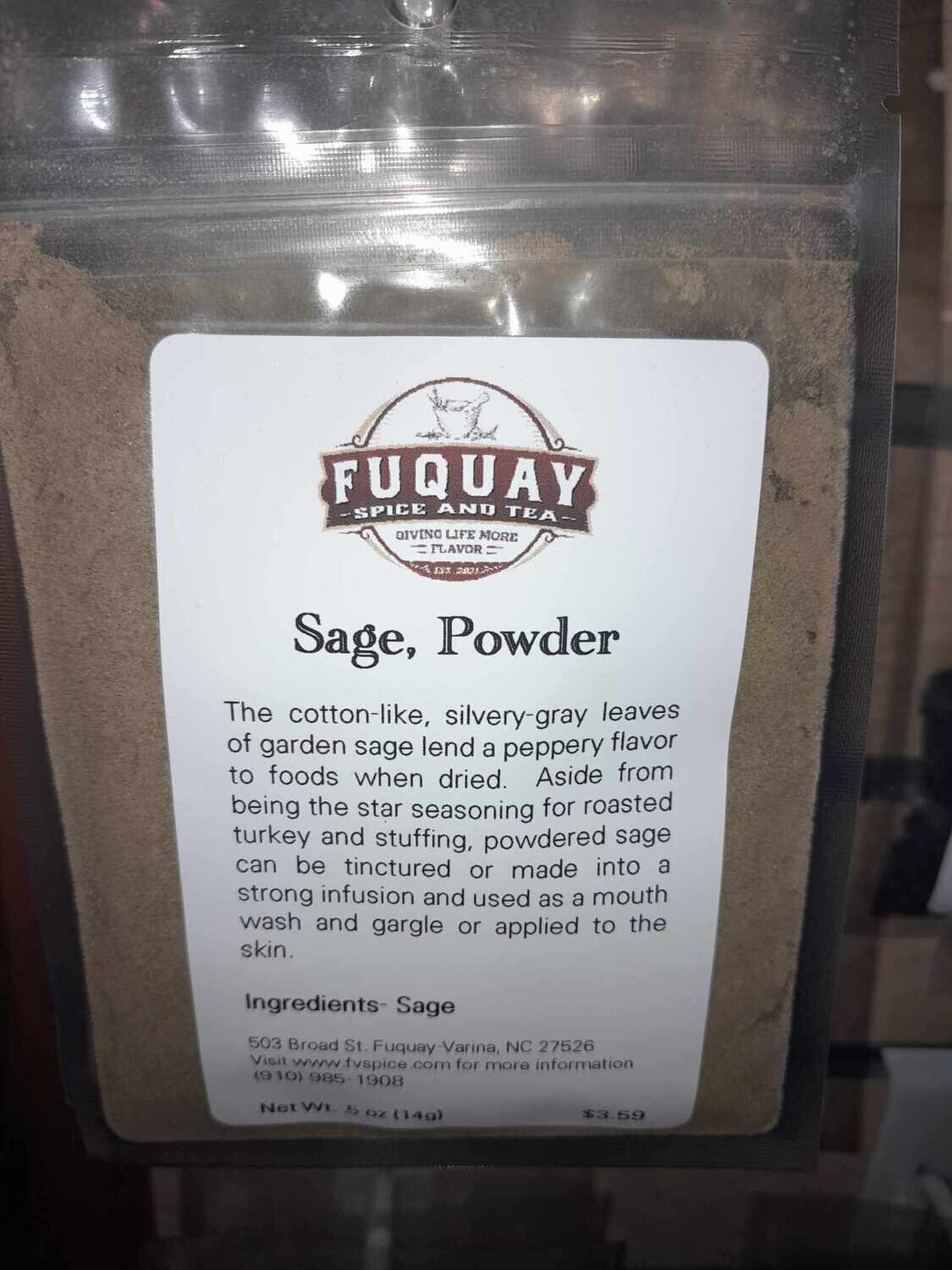 Sage, Powder