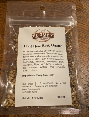 Dong Quai Root, Organic