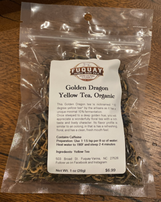Golden Dragon Yellow Tea Organic