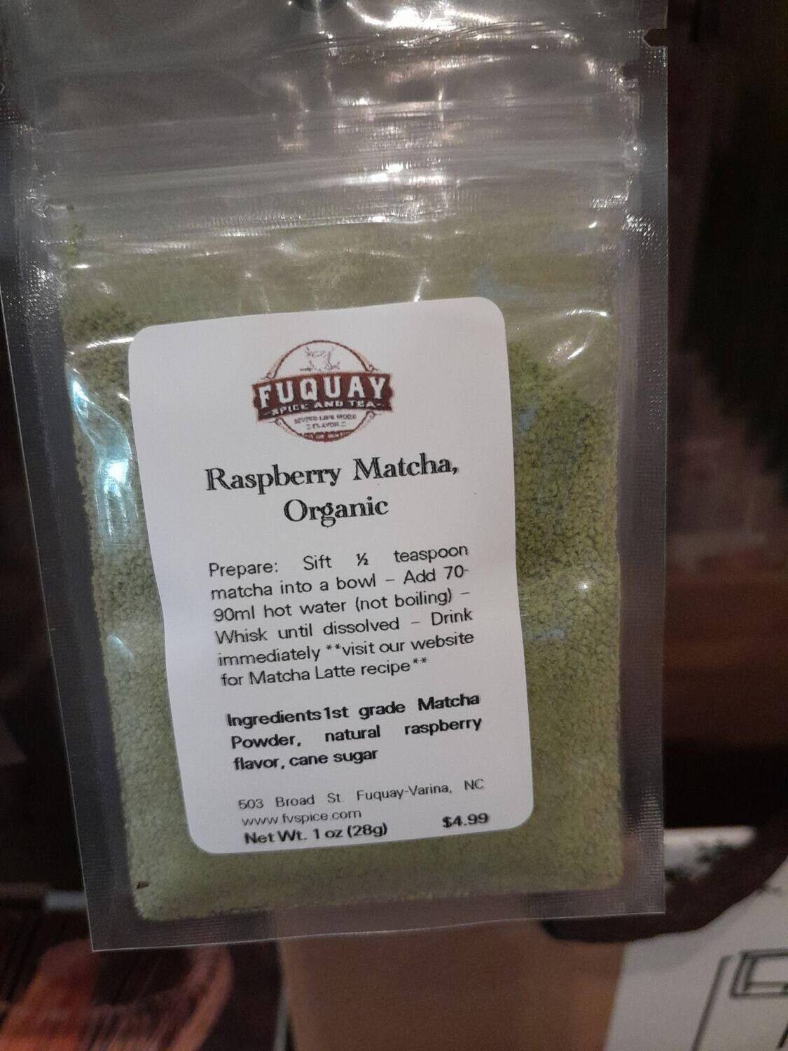 Raspberry Matcha, Organic