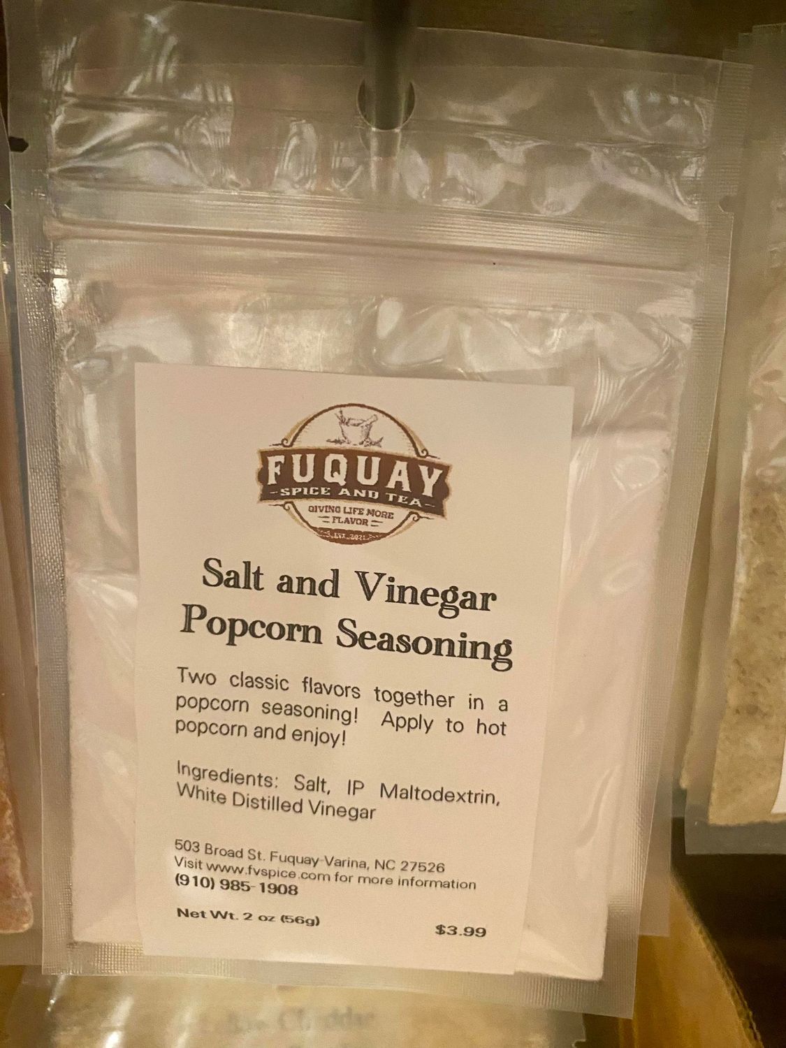 Salt &amp; Vinegar Popcorn Seasoning