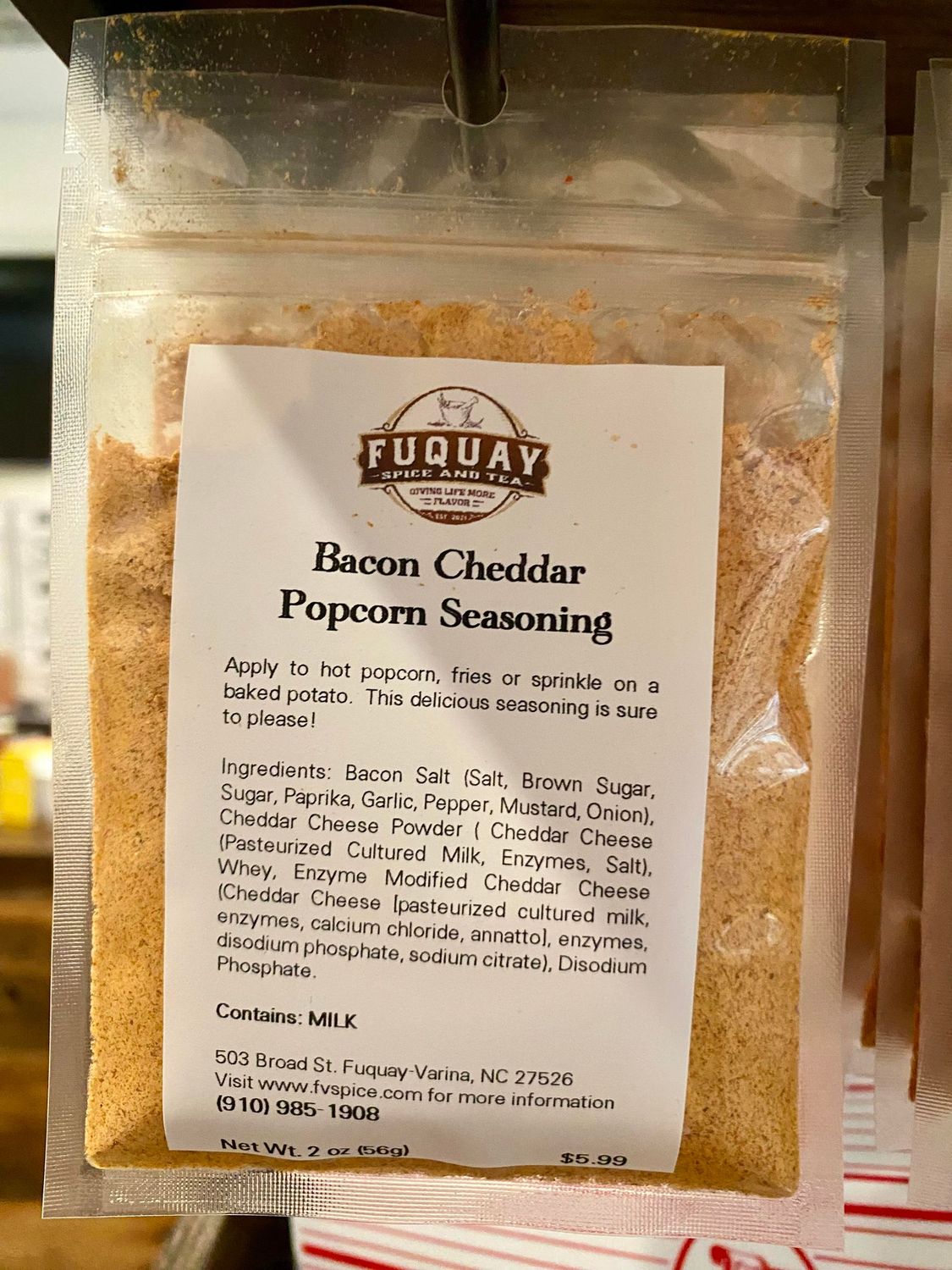 Bacon Cheddar Popcorn Seasoning