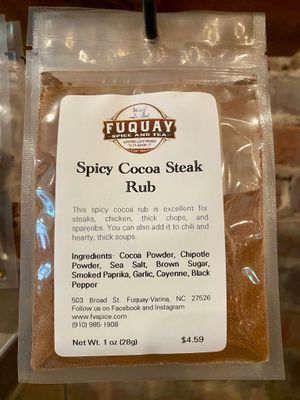 Spicy Cocoa Steak Rub