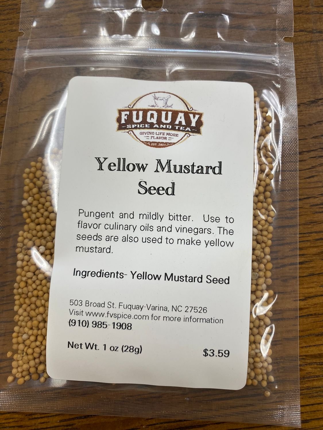 Mustard Seed, Yellow Whole
