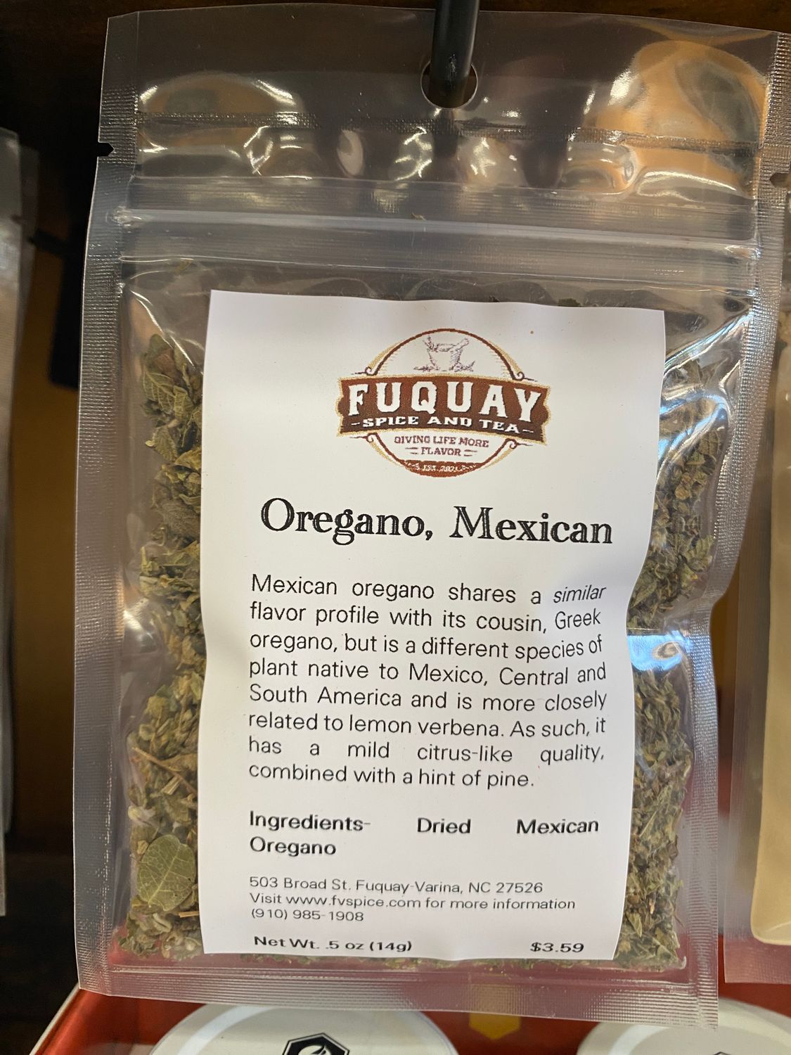 Oregano, Mexican