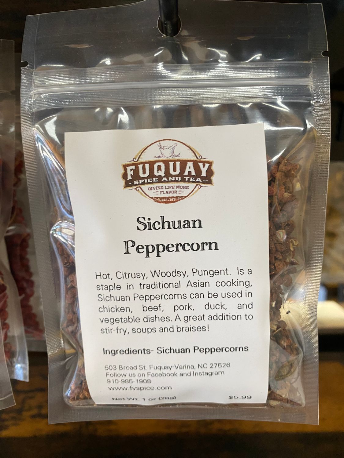 Peppercorn, Sichuan