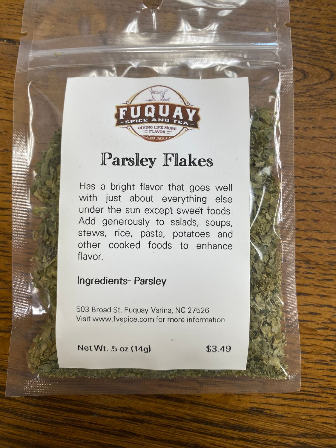 Parsley, flake