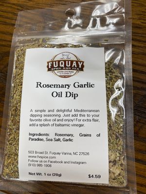 Rosemary Garlic Oil Dip