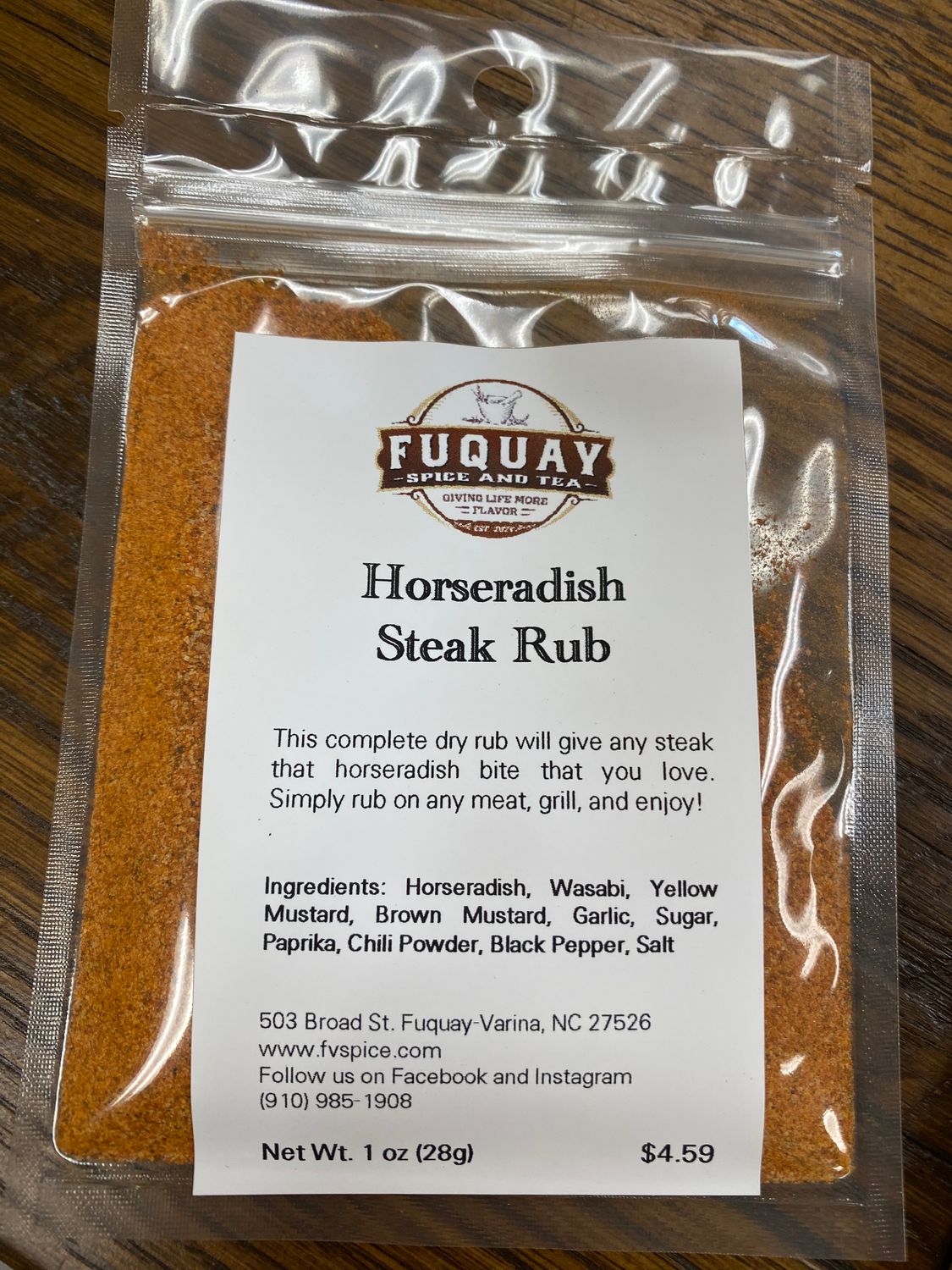Horseradish Steak Rub