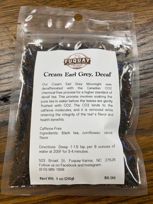 Cream Earl Grey, Decaf