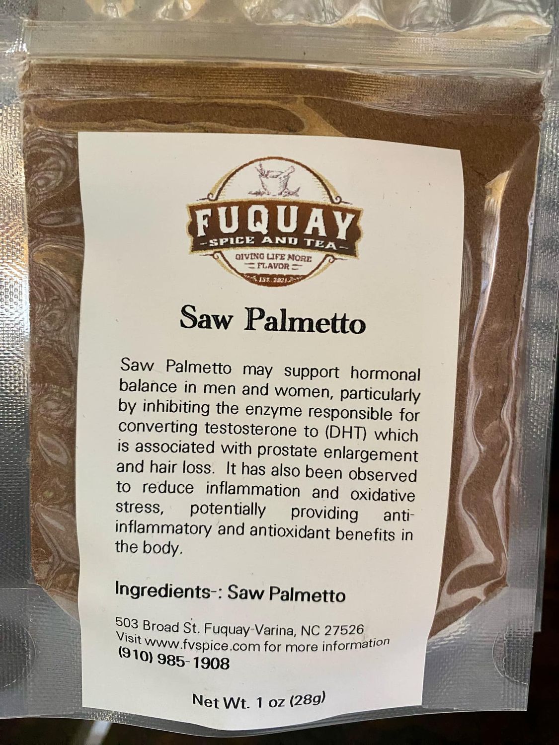 Saw Palmetto, Powder