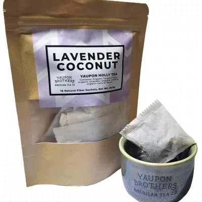 Lavender Coconut Yaupon Holly Tea