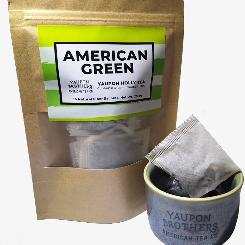 American Green Yaupon Holly Tea