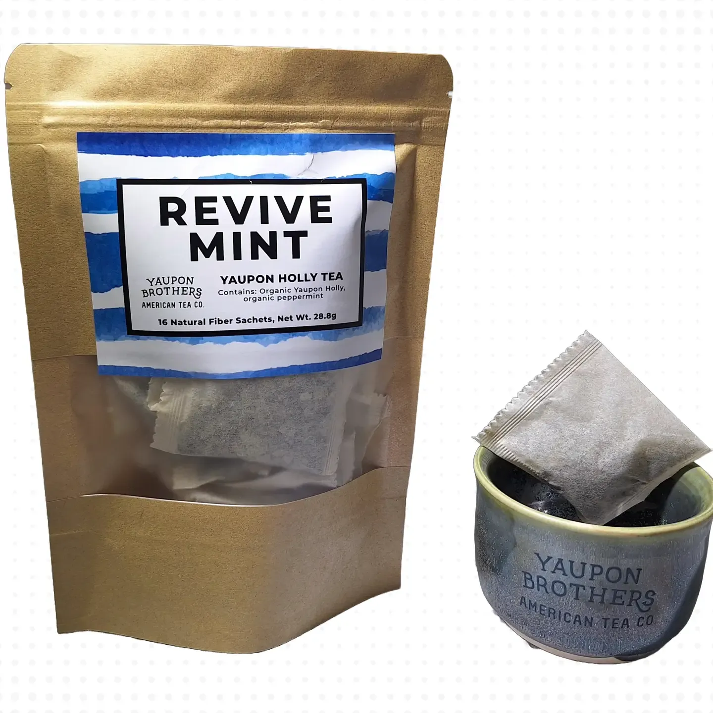 Revive Mint Yaupon Holly Tea