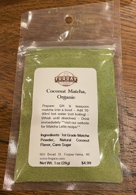 Coconut Matcha, Organic