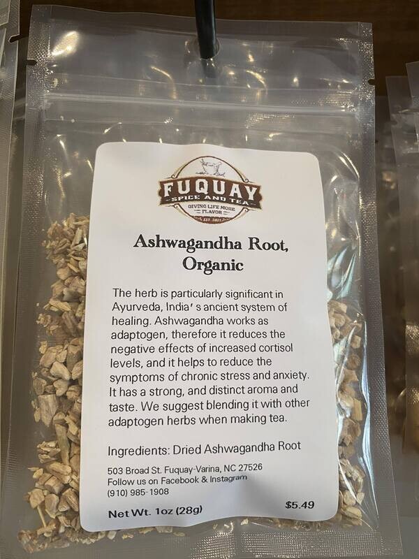 Ashwagandha Root, Organic