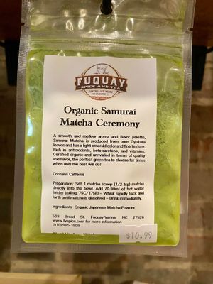 Organic Samurai Matcha Ceremony